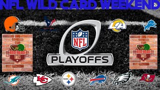 NFL Wild Card Predictions  Matthew Stafford and the LA Rams Will Knock out The Detroit Lions [upl. by Mailliw]