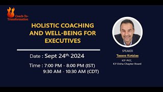 CoachToTransformation  CCEU Webinar by Tassos Kotzias [upl. by Aelaza]