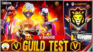 V BADGE GUILD TEST😍1VS3 LIVE amp REACTION 😨 FreeFireShorts FreeFirelive [upl. by Malissia]