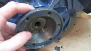 Transmission CV Joint Drive Flange Removal [upl. by Fowle]