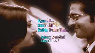 Karan Nandini romantic love tune part 1 From Ksbkbt  Hiten Tejwani Gauri Pradhan  Starplus [upl. by Apgar]