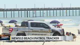 Safety at work on the sands of North Myrtle Beach means fullsized vehicles are part of the job [upl. by Irihs]