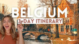 Belgium 3Day Itinerary Brussels Bruges amp Ghent [upl. by Naek]