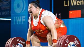 The Strongest Woman in Weightlifting Dominates at the Last Chance Olympic Qualifier [upl. by Naraa]