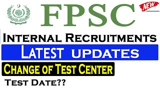 FPSC Internal Recruitment Screening Test Latest Updates 2024  InfoUstaad [upl. by Lavelle]