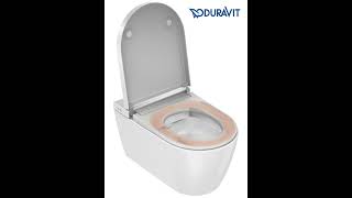 Duravit Sensowash toiletbril verwarming [upl. by Enaenaj]