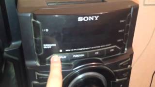 SONY Mini HiFi Component System Model  MHCEX9 error protected [upl. by Leavitt]