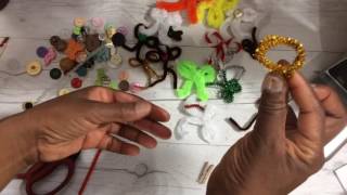 How to Make Pipe Cleaner Butterfly Rings [upl. by Okemak]