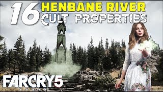 Location of All Shrines Cult Properties in Henbane River Faiths Region False Idols  Far Cry 5 [upl. by Assilla]