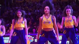 LAKERS GIRLS performing LE SSERAFIM quotANTIFRAGILEquot 💜💛 [upl. by Juieta]