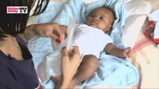 How to change your newborn babys nappy [upl. by Wehhtam]