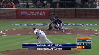 Yovani Gallardo cuarta selección en el Draft LMP 2017 [upl. by Guttery]