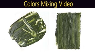 What Two Colors Mixing To Make Olive Drab Color [upl. by Arriat69]