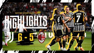 Highlights Juventus 65 Milan  Pinso MVP after the penalty madness  On The Road 23 [upl. by Adnawuj796]