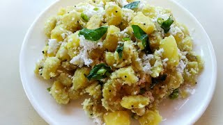 ರುಚಿಯಾದ ಸಿಹಿ ಗೆಣಸಿನ ಉಪ್ಪಿಟ್ಟುGenasina Uppittu Recipe In KannadaSweet potato uppittuSihi Genasu [upl. by Sender558]