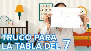 Truco de la tabla de multiplicar del 7  Matemáticas para niños [upl. by Atelokin]