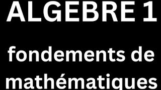 algèbre 1 cours 3 morphismes de groupes [upl. by Demetrius]