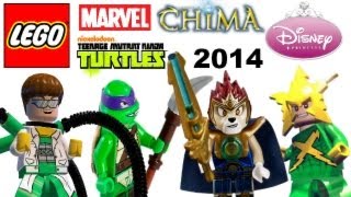 LEGO 2014 rumors 2014 LEGO SpiderMan Princess and Chima set descriptions TMNT list and more [upl. by Wylde]