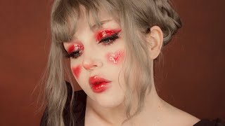 glossy aesthetic makeup • valentines day [upl. by Hux68]