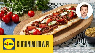 LAHMACUN pizza w stylu tureckim na grilla 🔥  Karol Okrasa amp Kuchnia Lidla [upl. by Laenaj]