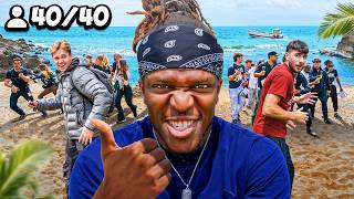 SIDEMEN ULTIMATE HIDE amp SEEK ON AN ISLAND vs 40 YOUTUBERS [upl. by Naerad918]