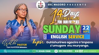 SUNDAY 22092024 SECOND SERVICE WITH Pastor Tony Kayitesi Masasu [upl. by Vtarj]