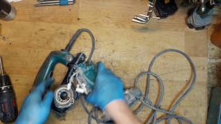 Makira Hr2811FT how to disassemble broken tool holder orings replace [upl. by Andris640]