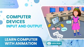 Basics of Computers  Computer Devices Input and Output  Animation  Definition  Names Pictures [upl. by Hogen]