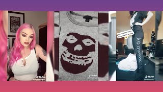 NO SEW Alt style diys amp thrift flips tiktok compilation altdiy nosew [upl. by Eelrebmyk]