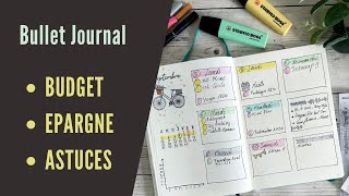 BUDGET et EPARGNE dans mon Bullet Journal [upl. by Nilknarf978]