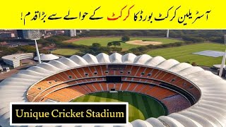 A stadium is being built with a roof over it  Info Official SSD SETIndia [upl. by Remoh942]