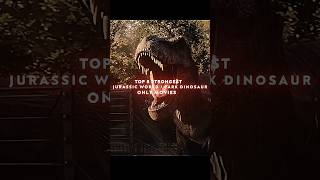 Top 8 Strongest Dinosaur In Jurassic WorldPark  Jurassic World Edit  shorts shortsfeed [upl. by Inihor]