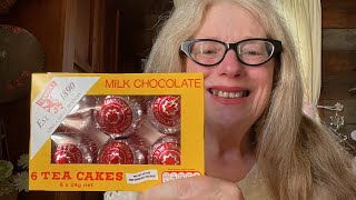 ASMR Relaxing odd mix of Tea Cakes festive delights vintage shop finds and New Eye Glasses [upl. by Irabaj445]