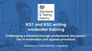 Local authority moderation training video 5  remoderation and appeals [upl. by Wood]