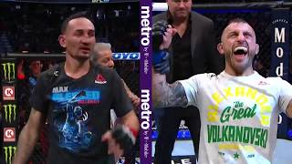 UFC 245 Alexander Volkanovski amp Max Holloway Octagon Interview [upl. by Orgel361]