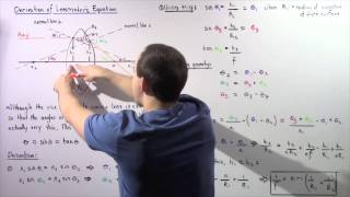 Derivation of Lensmakers Equation [upl. by Asilrac]