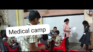 Medical Camp in st mother teresa english school for students school student [upl. by Cressida618]