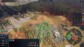 AOE4 4v4 coop Chinese [upl. by Washington]