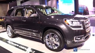 2016 GMC Acadia Denali  Exterior and Interior Walkaround  2015 LA Auto Show [upl. by Taro]