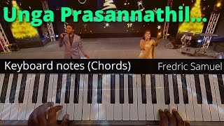 உங்க பிரசன்னத்தில் சிறகில்லாமல் பறக்கிறேன்  Unga Prasannathil Siragillamal  Live Keyboard Chords [upl. by Keene]