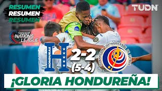 Resumen y goles  Honduras 254 2 Costa Rica  CONCACAF Nations League  TUDN [upl. by Reeves168]