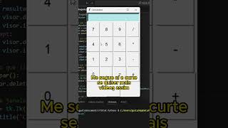 Calculadora simples no Python aprenderpython programação python programação coding programming [upl. by Sclar]