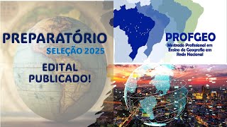 PROFGEO 2025 EDITAL PUBLICADO [upl. by Roxane867]