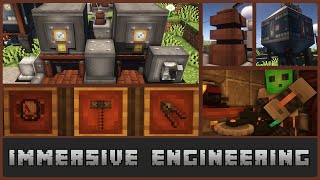 Minecraft  Immersive Engineering Mod Showcase Forge 1165 [upl. by Landbert866]