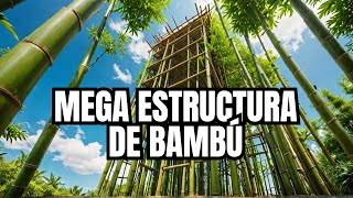 INCREÍBLE MEGA ESTRUCTURA DE BAMBÚ [upl. by Ardua]