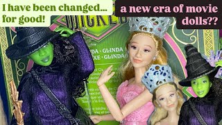 I’ve been changed for good… Wicked the movie deluxe glinda and elphaba dolls by mattel [upl. by Nathalie]