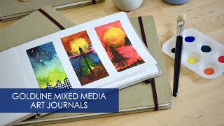 Clairefontaine Goldline Mixed Media Art Journals [upl. by Ulund179]