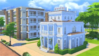 The Sims 4  Newcrest Arts Center  No CC  Stop Motion Speed build [upl. by Ylremik]