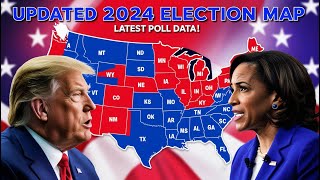 STUNNING 2024 Election Map in ALL 50 STATES  Kamala Harris Win  FINAL Map Just DAYS Before Big Day [upl. by Ahseei868]