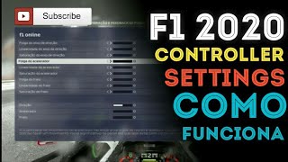 F1 2020 DICAS COMO CONFIGURAR CONTROLE CALIBRAGEM PAD SETTINGS [upl. by Sitruc]